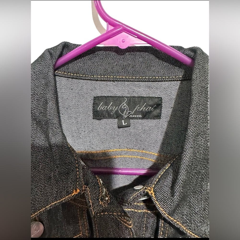 The Baby Phat Jean Y2K Dark Denim Jacket - Picture 7 of 8